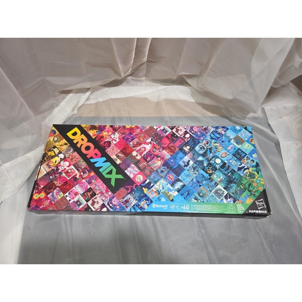 Hasbro C3410 DropMix Music Mixing Gaming System 74 Cards Powers On